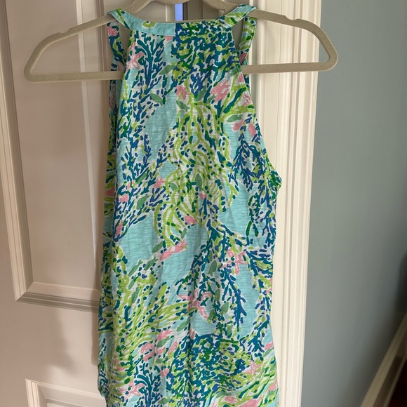 Lilly Pulitzer Arya tank Skye Blue Heaven - Picture 3 of 4
